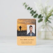 Carte De Visite Jeu Stalking de chasse Memorial Hunter (Debout devant)