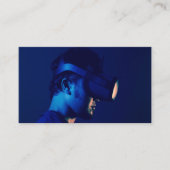 Carte De Visite Jeu Tester Gamer Content Créateur Photo complète B (Devant)