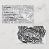 Carte De Visite Jeune basse de large ouverture (Devant / Derrière)