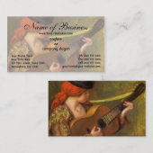 Carte De Visite Jeune Espagnole par Pierre Auguste Renoir (Devant / Derrière)
