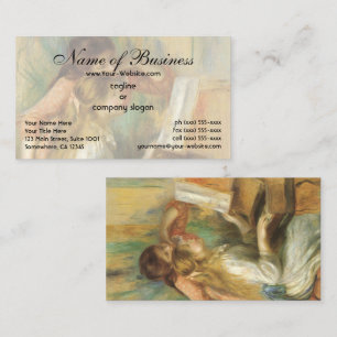 Carte De Visite Jeunes Filles au piano de Pierre Auguste Renoir