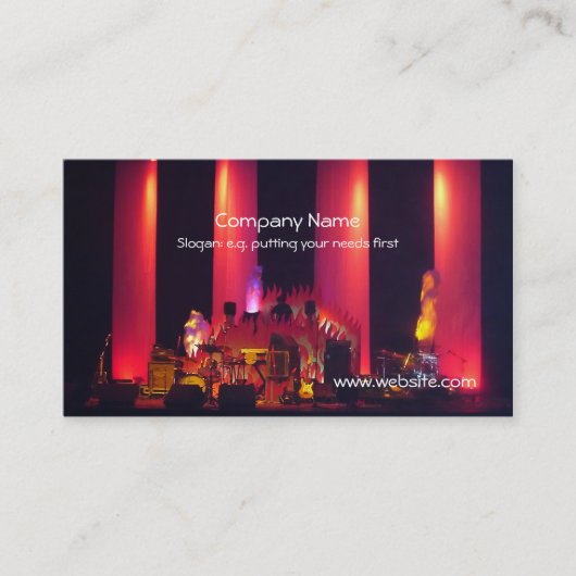 Carte De Visite Jeux du DJ avant bande vivante (Devant)