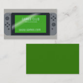 Carte De Visite Jeux en ligne jeux informatique entreprise (Devant / Derrière)