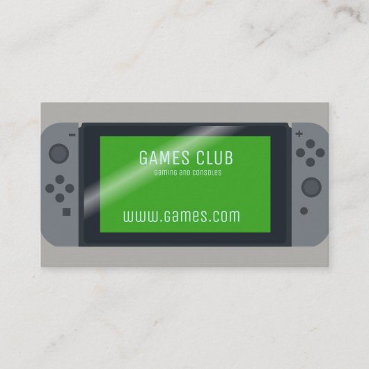 Carte De Visite Jeux en ligne jeux informatique entreprise (Devant)