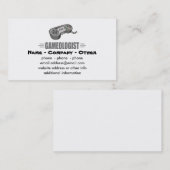 Carte De Visite Jeux humoristiques (Devant / Derrière)