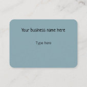 Carte de visite - Jimette Design (Dos)