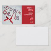 Carte de visite Jingle Bells (Devant / Derrière)
