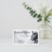 Carte De Visite Joaillerie artisanale élégante (Debout devant)