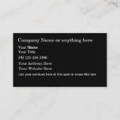 Carte de visite joaillier (Dos)