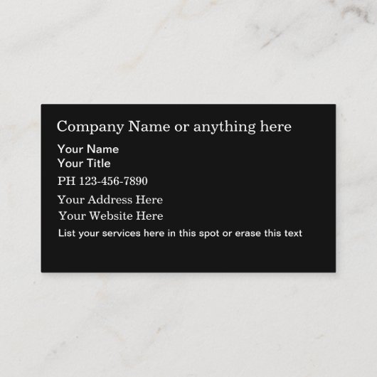 Carte de visite joaillier (Dos)