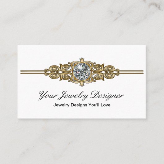 Carte de visite joaillier (Devant)