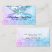 Carte De Visite Joaillier en diamant brillant Designer de bijoux_1 (Devant / Derrière)