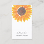 Carte De Visite Joaillier floral (Devant)