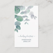 Carte De Visite Joaillier floral (Devant)