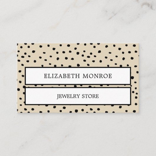 Carte De Visite Joaillier pointu (Devant)