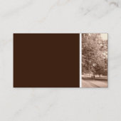 Carte De Visite Jogging dans le parc (Dos)