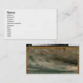 Carte De Visite John Constable | la côte à Brighton - Ev orageux (Devant / Derrière)