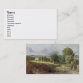 Carte De Visite John Constable | l'entrée à la ruelle de marais (Devant / Derrière)