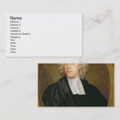 Carte De Visite John Lloyd, curé de St Mildred, large rue, (Devant / Derrière)