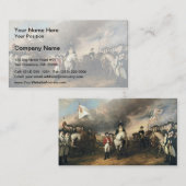 Carte De Visite John Trumbull : La reddition de seigneur (Devant / Derrière)
