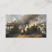 Carte De Visite John Trumbull : La reddition de seigneur (Dos)