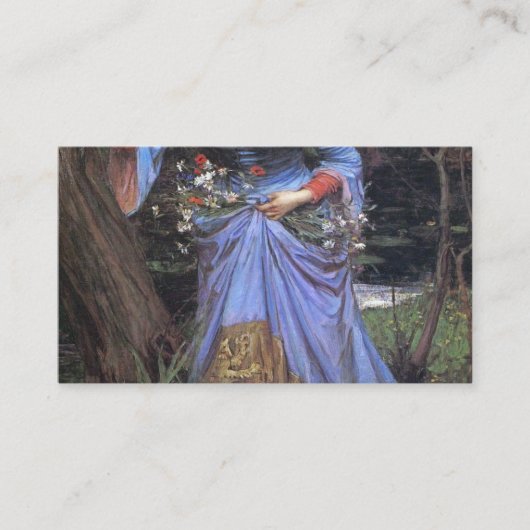 Carte De Visite John William Waterhouse - Ophelia (Devant)