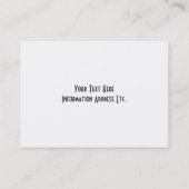 Carte De Visite Joie Inspirante Verse Bible (Dos)