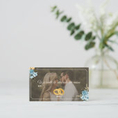Carte De Visite Join Us For our Wedding Celebration! (Debout devant)