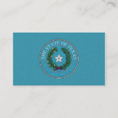 CARTE DE VISITE JOINT D'ÉTAT DU TEXAS (Dos)