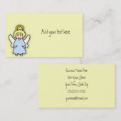 Carte De Visite Joli ange caricature (Devant / Derrière)