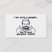 Carte De Visite Joli bandit moi-même (Dos)