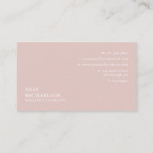 Carte De Visite Joli Bouquet floral (Dos)