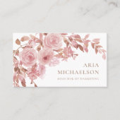 Carte De Visite Joli Bouquet floral (Devant)