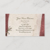 Carte De Visite Joli Cactus avec Fleur et Gecko Sud-Ouest (Dos)