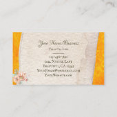 Carte De Visite Joli cactus et fleur Succulent sud-ouest (Dos)