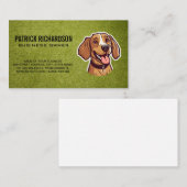 Carte De Visite Joli Chiot | Entraînement des chiens (Devant / Derrière)