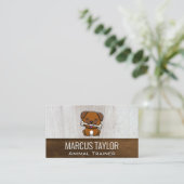 Carte De Visite Joli chiot | Formation des chiens | Bois (Debout devant)