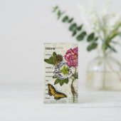 Carte De Visite Joli collage Vintage (Debout devant)