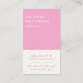 Carte De Visite Joli Concombre Yeux Spa Dame (Dos)