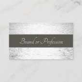 Carte De Visite Joli coucher de soleil d'argent sur l'Ocean Profes (Devant)