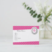 Carte De Visite Joli Cupcake (Debout devant)