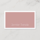 Carte De Visite Joli Design tendance élégant élégant et élégant sa (Devant)