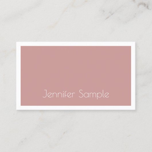 Carte De Visite Joli Design tendance élégant élégant et élégant sa (Devant)