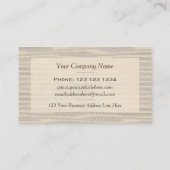 Carte De Visite Joli Floral Rustique Elégant Aquarelle (Dos)