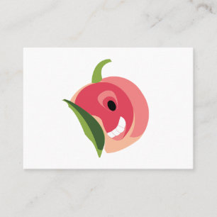 Carte De Visite Joli Fruit de Pêche