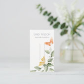 Carte De Visite Joli Jardin Papillons Papillons de poche Écran Cli (Debout devant)