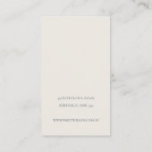 Carte De Visite Joli Jardin Papillons Papillons de poche Écran Cli (Dos)