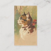 Carte De Visite Joli Kitty Vintage (Dos)