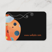 Carte De Visite Joli Ladybug coloré (Dos)