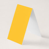 Carte De Visite Joli Monogramme jaune blanc perle Premium (Dos)